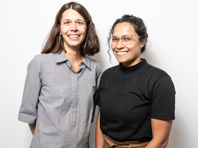 From left: WEO CTO Charlotte Wirion is pictured with co-founder and CEO Imeshi Weerasinghe (Photo: © WEO)
