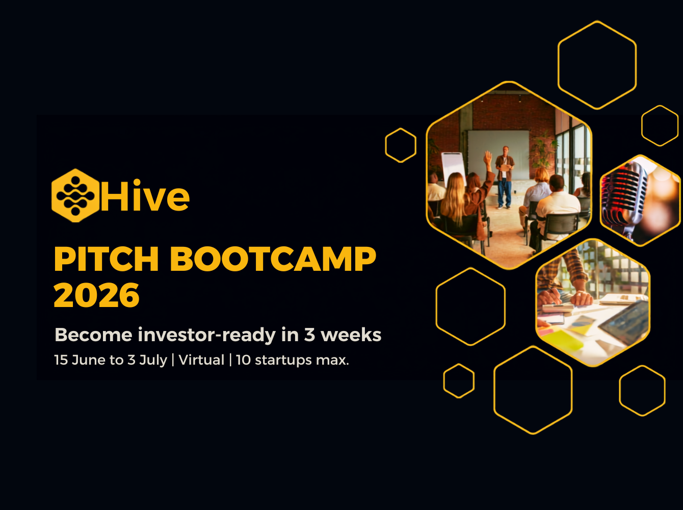 Hive Pitch Bootcamp 2026 - Silicon Luxembourg